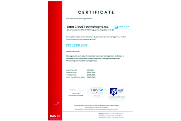 Document: [ISO 22301:2019]